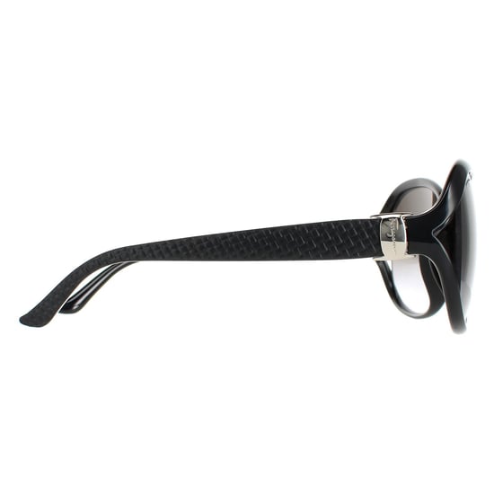 Salvatore Ferragamo Ovale dames zwart grijze gradiënt SF770SA - Image 4