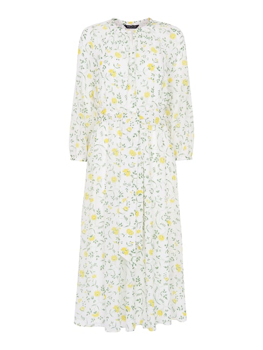Savannah Floral Silk Mix Dress