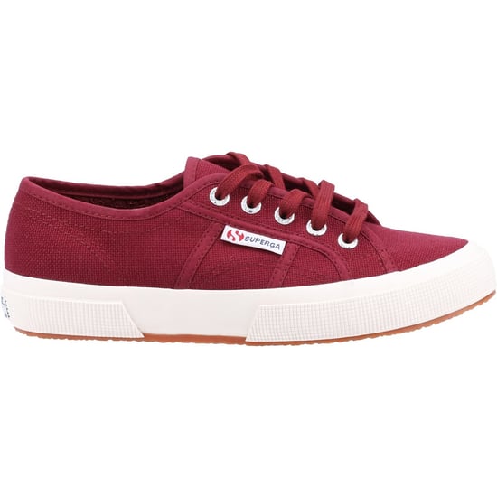 Superga 2750 Cotu Classic 100% Katoen Dames Donker Bordeaux Trainers - Image 4