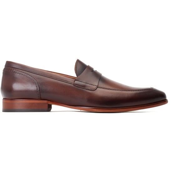 Base London Bruno Leren Heren Boombijn Loafers - Image 5