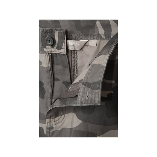 Mountain Warehouse Heren Camo Cargo Shorts (Zwart) - Image 5