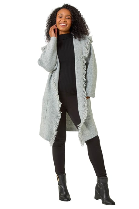 Petite Tassle Pocket Detail Cardigan