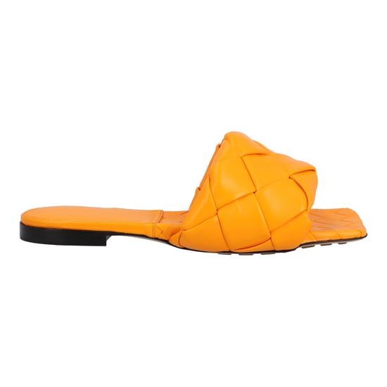 Bottega Veneta Lido Platte Sandalen oranje - Image 1