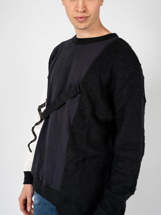 Nicolo Tonetto Sweatshirt Lien Herr Svart - Image 5