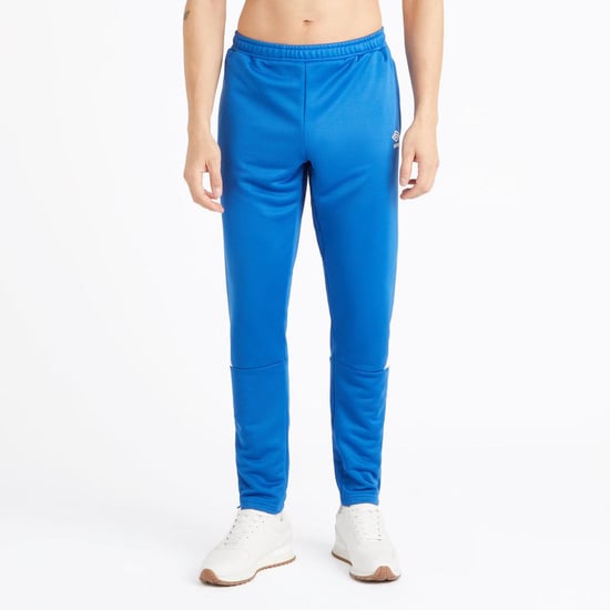 Umbro Mens Total Tapered Training Jogging Bottoms (Royal Blue/White)
