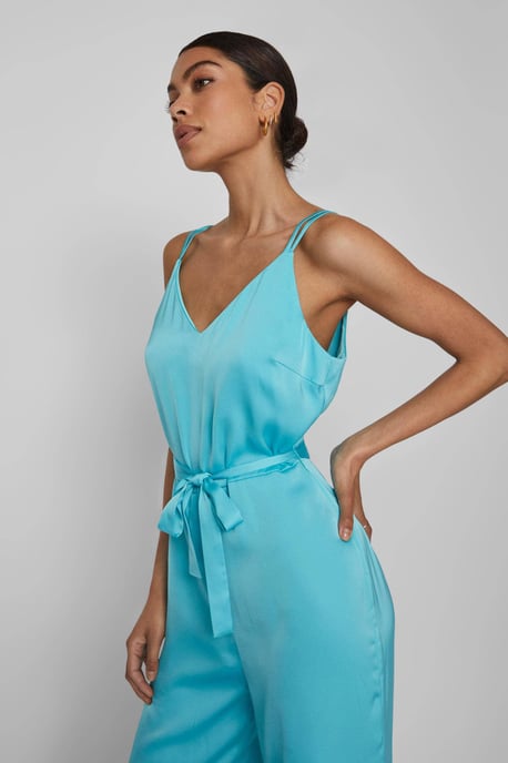 VILA jumpsuit VIRAVENNA blå - Image 6