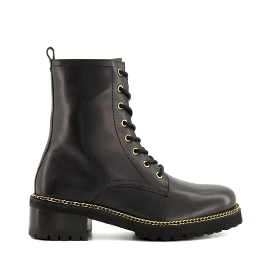 Dune Ladies Chain-Detail Combat Boots PAYDEN