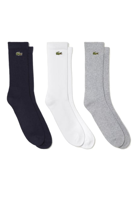 Lacoste 3 Pack Men's Crew Socks - Image 1
