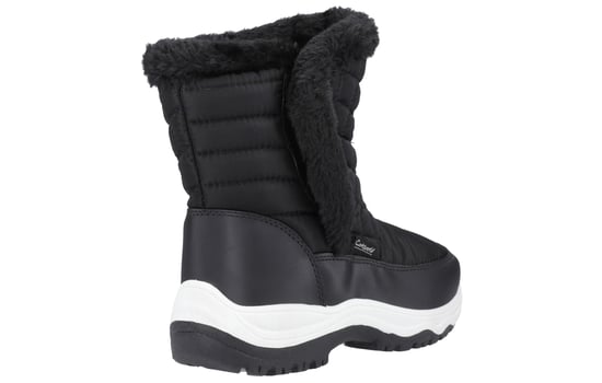 Cotswold Butterrow Textiel Dames Zwarte Winter Middelhoge Laarzen - Image 3