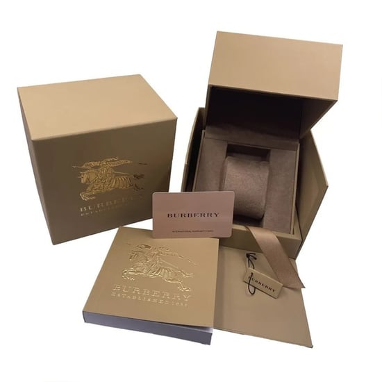 Burberry BU10001 The Classic Horseferry Gold Case Men's Watch