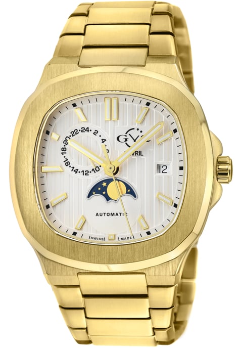 GV2 Potente Moon Phase 18402B Swiss Automatic Sellita SW285-1A Watch