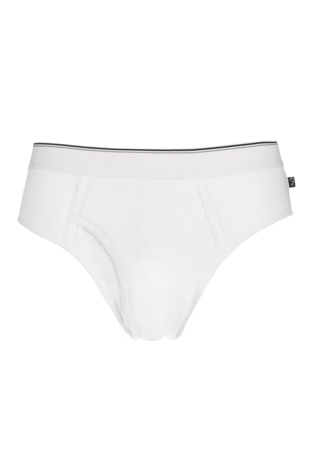 Farah Classic - Comfy Mens Keyhole Briefs - White - Image 1