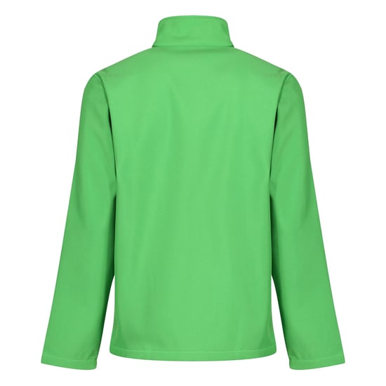 Regatta Mens Ablaze Printable Softshell Jacket (Extreme Green/Black)