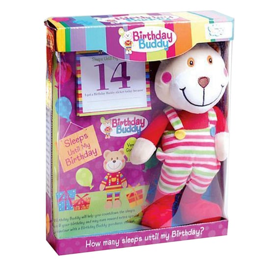 Doodle Birthday Buddy Count Down Birthday Bear Toy-Boy