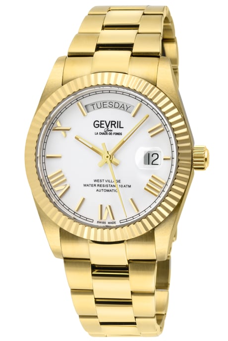Gevril West Village 48952B Swiss Automatic Sellita SW200 Watch