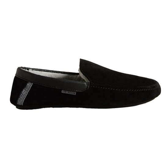 Ted Baker Vallant Mens Black Moccasin Slippers - Image 1