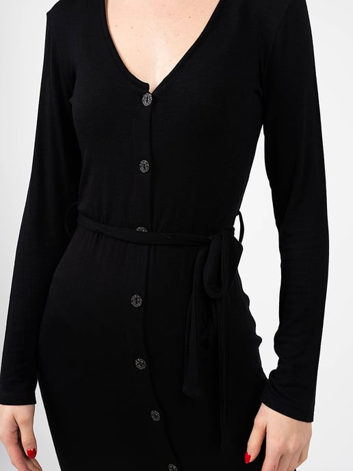 La Haine Inside Us Cardigan Bucky Woman's Black - Image 6
