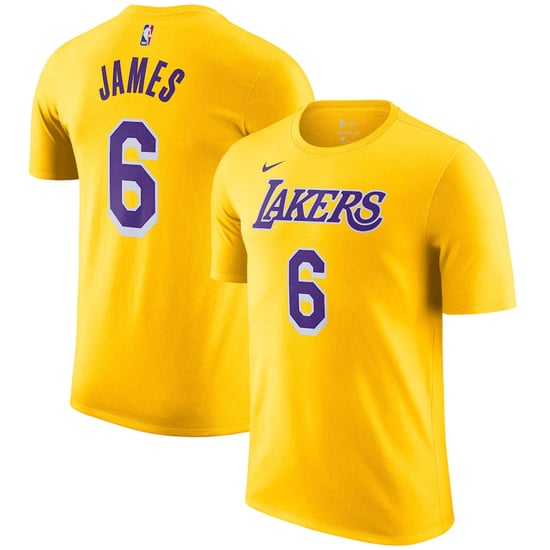 Nike NBA LA Lakers 6 James Lebron N&N Kids T-Shirt - Image 1