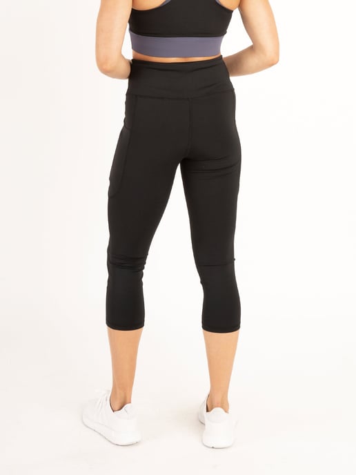 Luke 1977 Womens Resistance Gym Leggings in Black