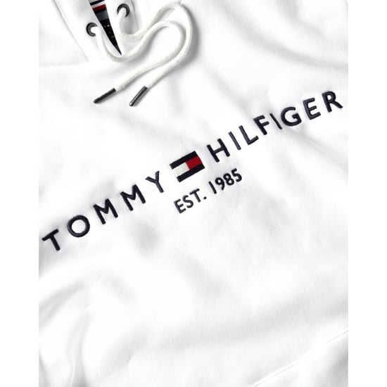 Tommy Hilfiger Hoodies Logo Hoodie Wit - Image 3