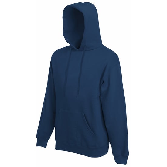 Fruit Of The Loom Mens Hooded Sweatshirt / Hoodie (Navy) - Image 3