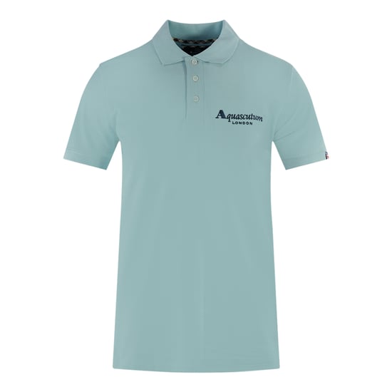 Aquascutum London 1851 Light Blue Polo Shirt - Image 1