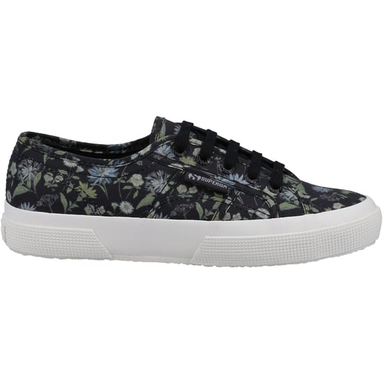 Superga 2750 Floral Print Cotton Dam Dam, Mörkgrå/Floral Print Träningsskor - Image 4