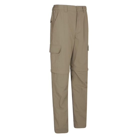 Mountain Warehouse Mens Trek Convertible Trousers (Beige) - Image 3