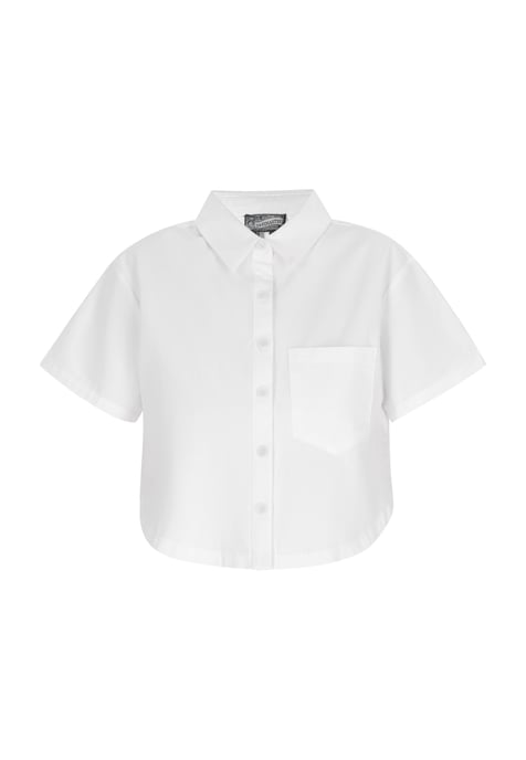 Dreimaster Blouse Dames wolwit - Image 1