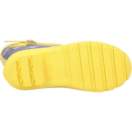 Cotswold Childrens/Kids Farmyard Chicken Wellington Boots (Navy/Yellow)