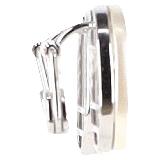 Christian Dior Clip-On Earrings in Sterling Silver - Image 2