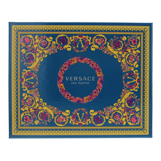 Versace Man Eau Fraiche Eau De Toilette 100ml, Deodorant Stick 75ml + Eau De Toilette 10ml Gift Set