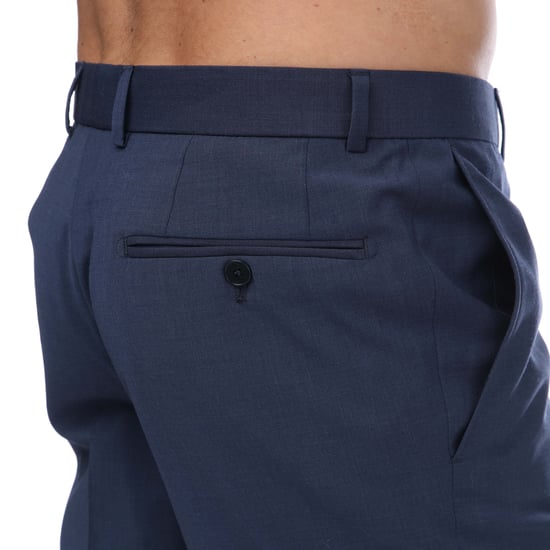 Men's Ted Baker Formal Suit Trousers in Blue - Image 3