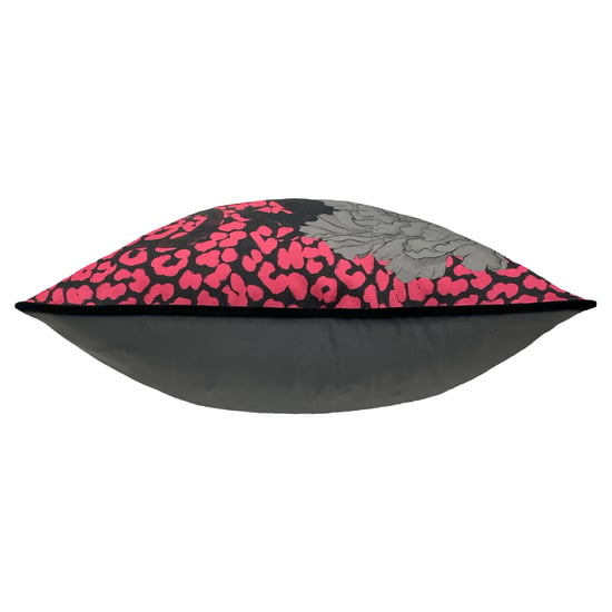 furn. Serpentine Animal Printed Piped Cushion Cover - Image 3