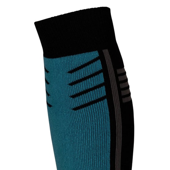 Trespass Unisex Adult Icy Ski Socks (Black/Storm Blue) - Image 6