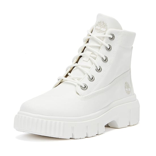 Timberland Greyfield Stof Dames Wit Laarzen - Image 3