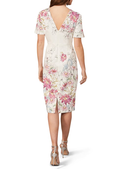Marie Floral Fitted Dress