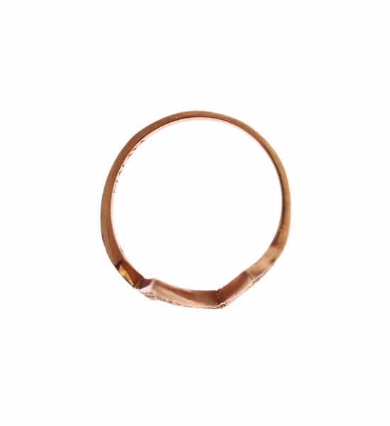 Nialaya Roze Goud 925 Zilver Vrouwen Duidelijke Ring - Image 3