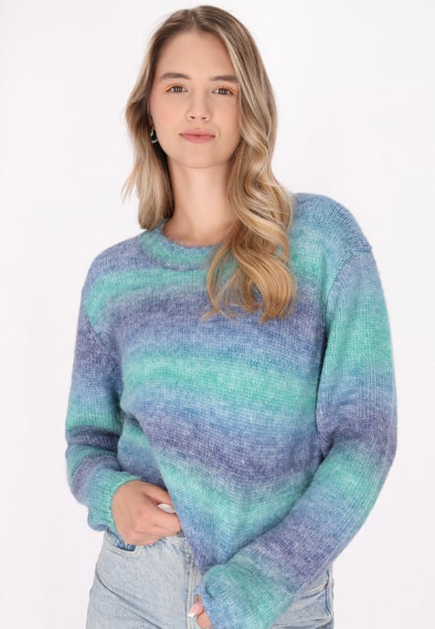 Mymo Jumper Dames Blauw Veelkleurig - Image 3