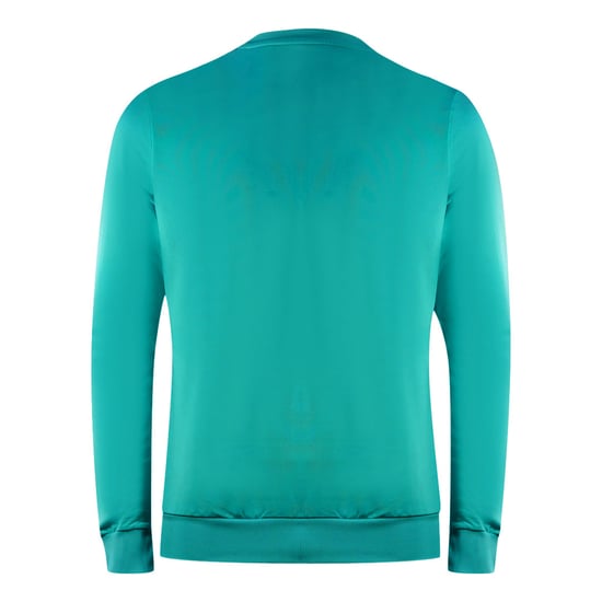Lyle & Scott Golf Tech Crew Neck Teal Green Jumper - Image 2