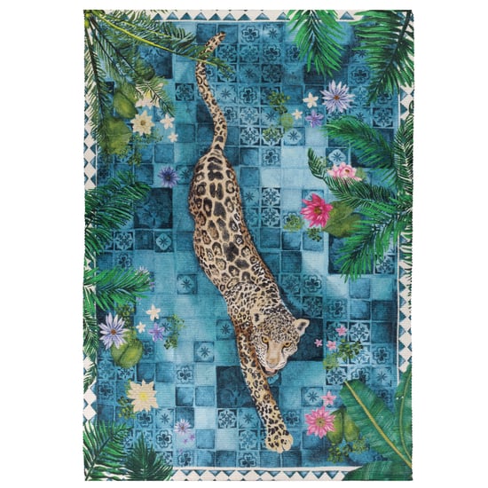 Paoletti Majorelle Printed Indoor/Outdoor Rug