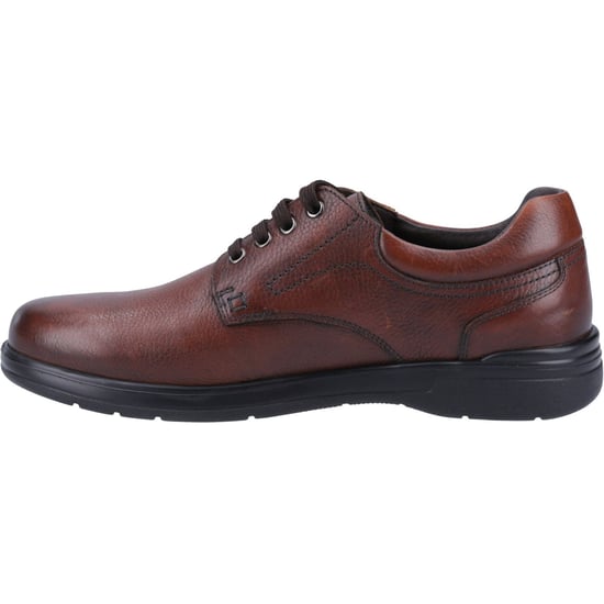 Hush Puppies Marco Leer Heren Bruin Veterschoenen - Image 4