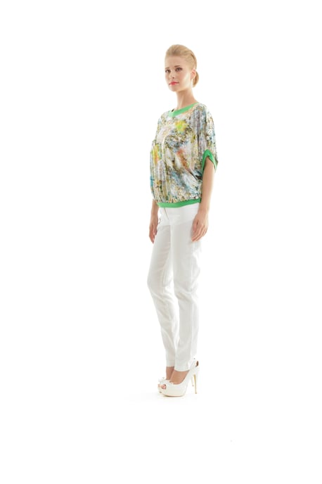 Zwierige top met bloemenprint - Image 3