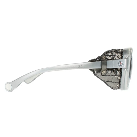 Moncler Oval Mens Grey Smoke Mirror Solglasögon - Image 4