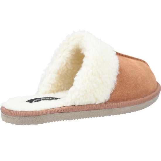 Hush Puppies Womens/Ladies Arianna Suede Slippers (Tan) - Image 2