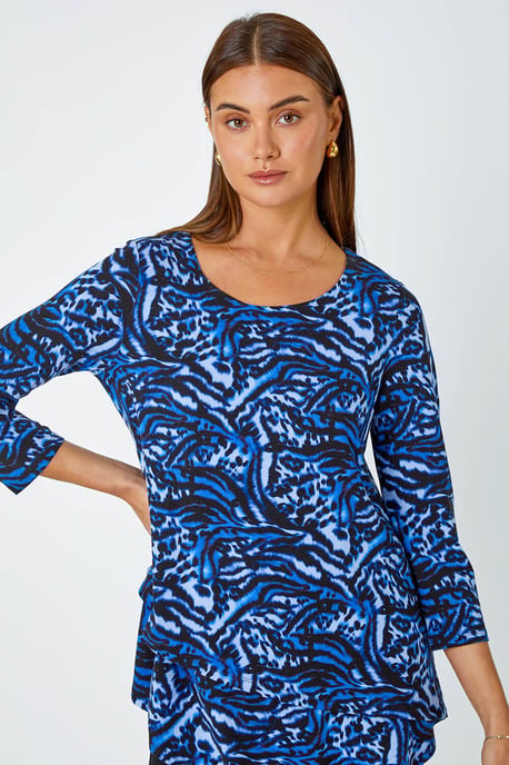 Animal Asymmetric Layer Stretch Top