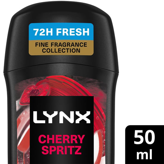 Lynx Deodorant Stick Cherry Spritz with 72Hrs Freshness 50ml, 6 Pack