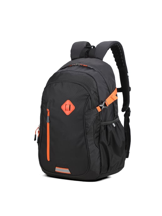 Aoking Backpack Unisex BLACK AND ORANGE - Image 2