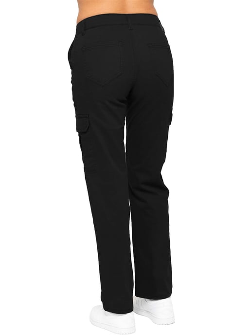 Enzo | Womens Cargo Stretch Jeans - Image 2