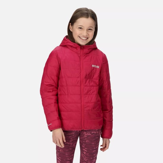 Regatta Childrens/Kids Hillpack Hooded Jacket (Berry Pink)